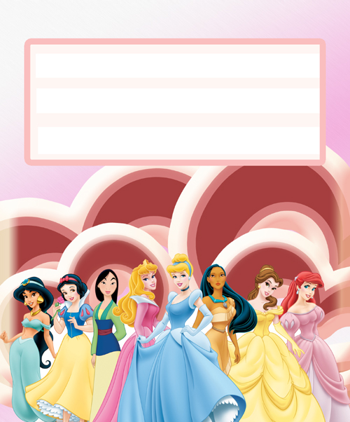 Etiqueta princesas Disney 4