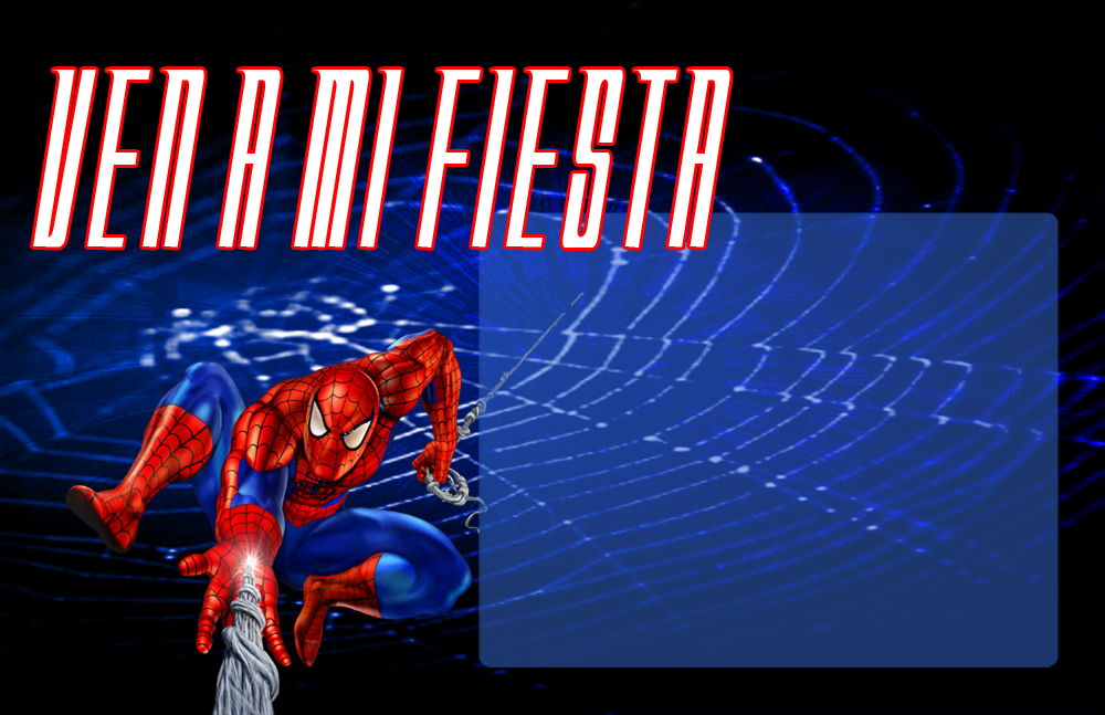 spider_invitacion Invitaciones de Spiderman